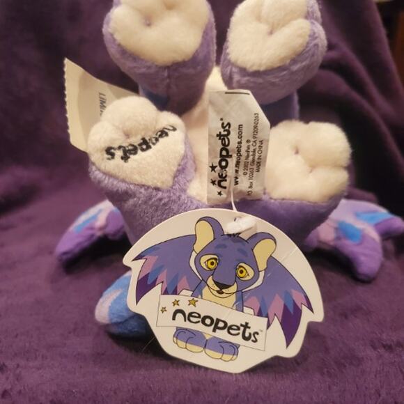 NWT Neopets Faerie Kougra Plushie VINTAGE Y2K LIMITED TOO 2000s Tags Attached - Picture 6 of 11